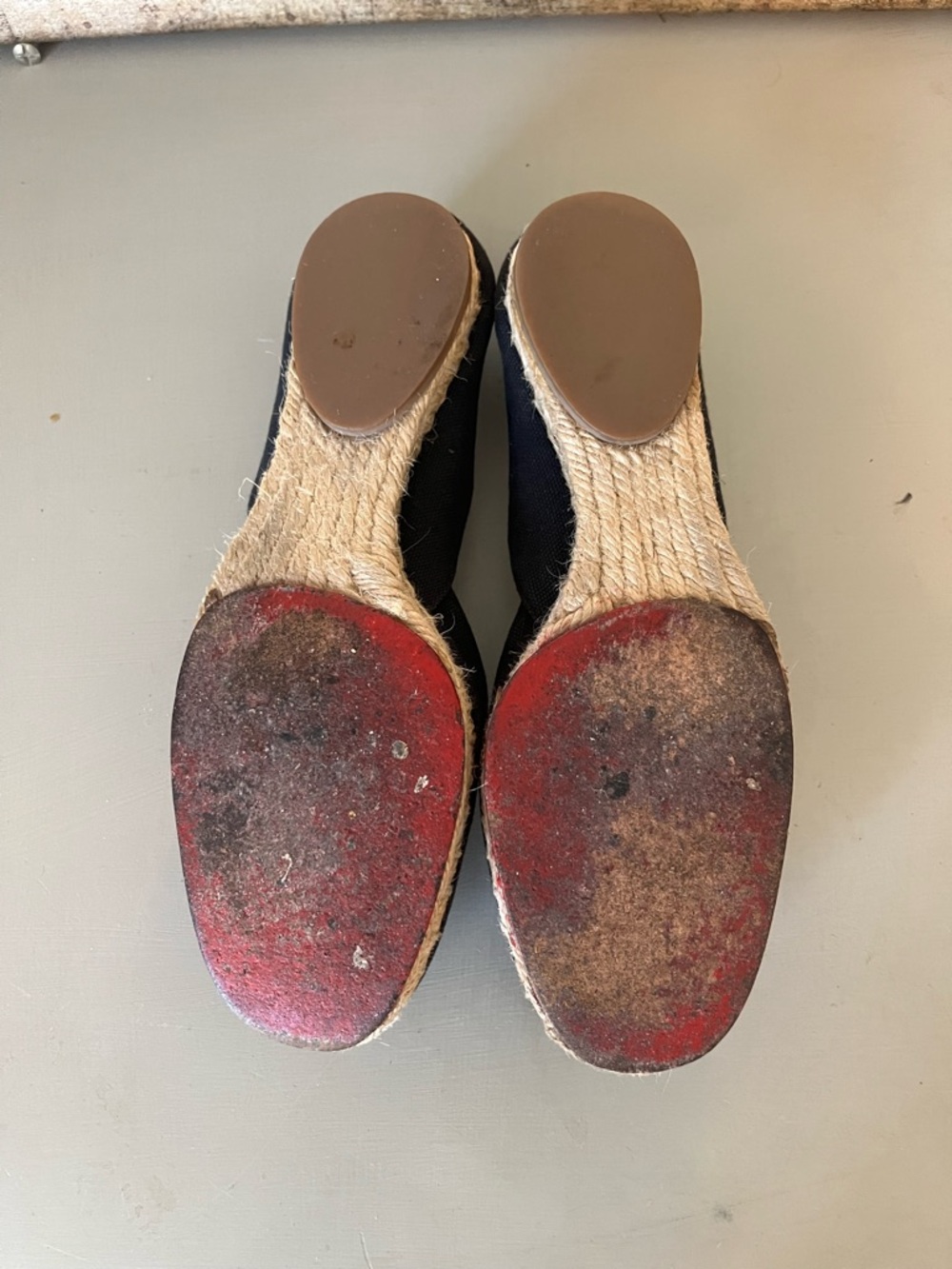 Christian Louboutin Canvas Espadrilles, Black 36 - Picture 3 of 8